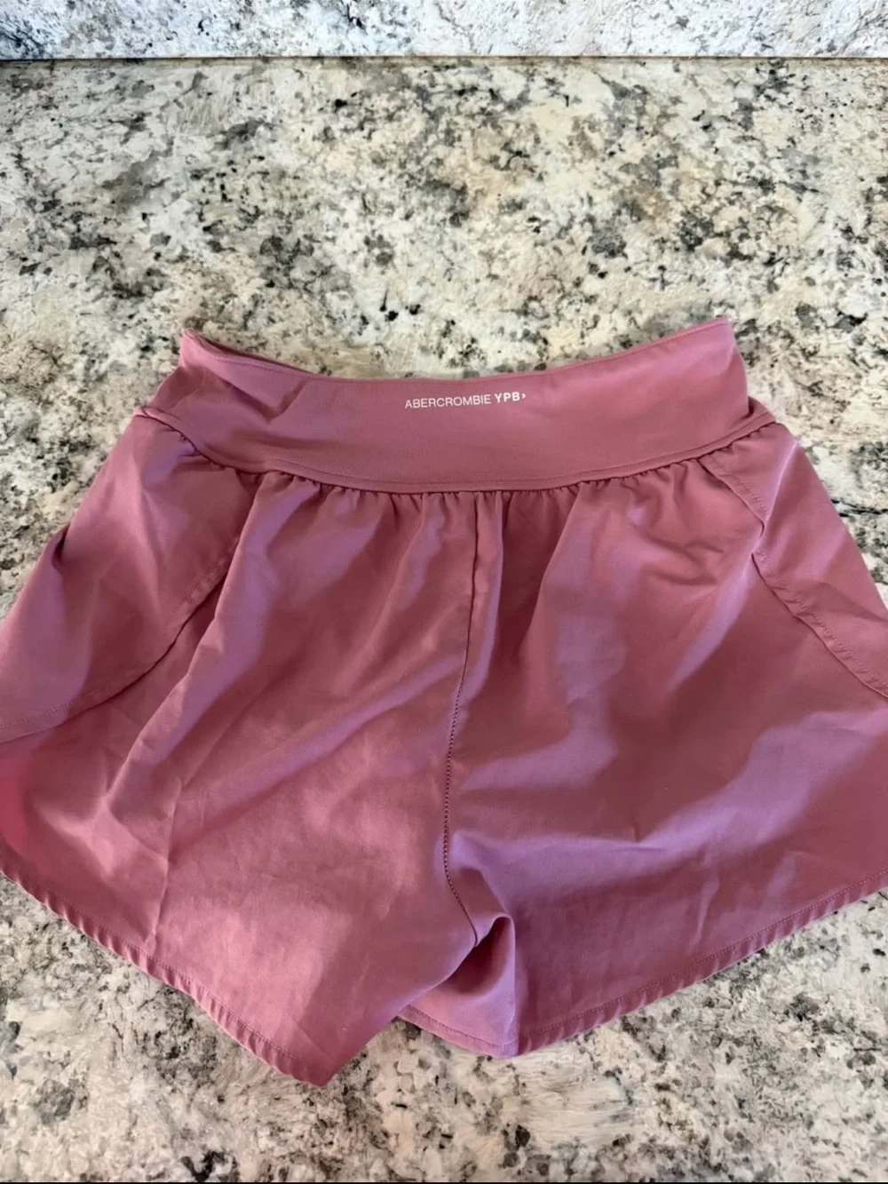 abercrombie kids dusty rose athletic shorts